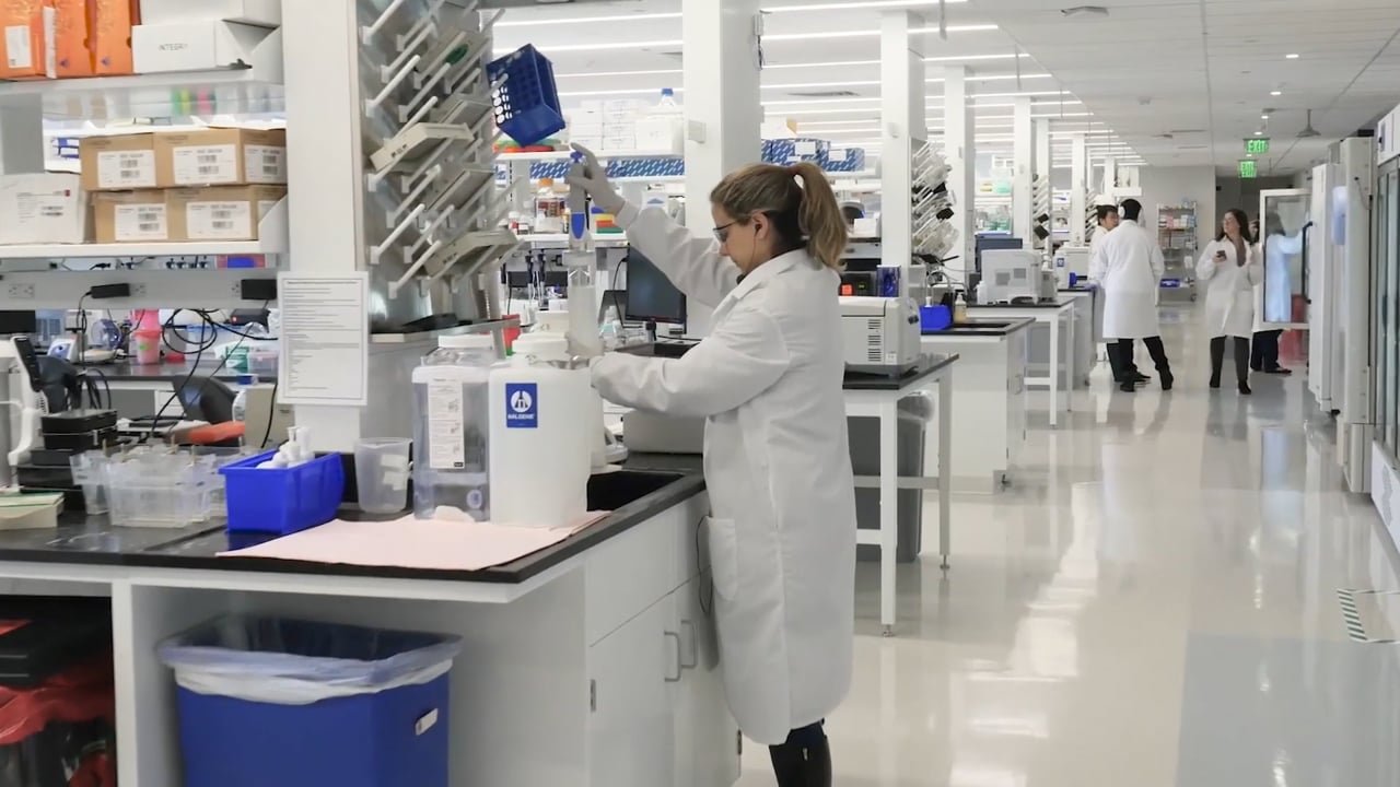 Still from Flywheel Film’s Blueprint Medicines project